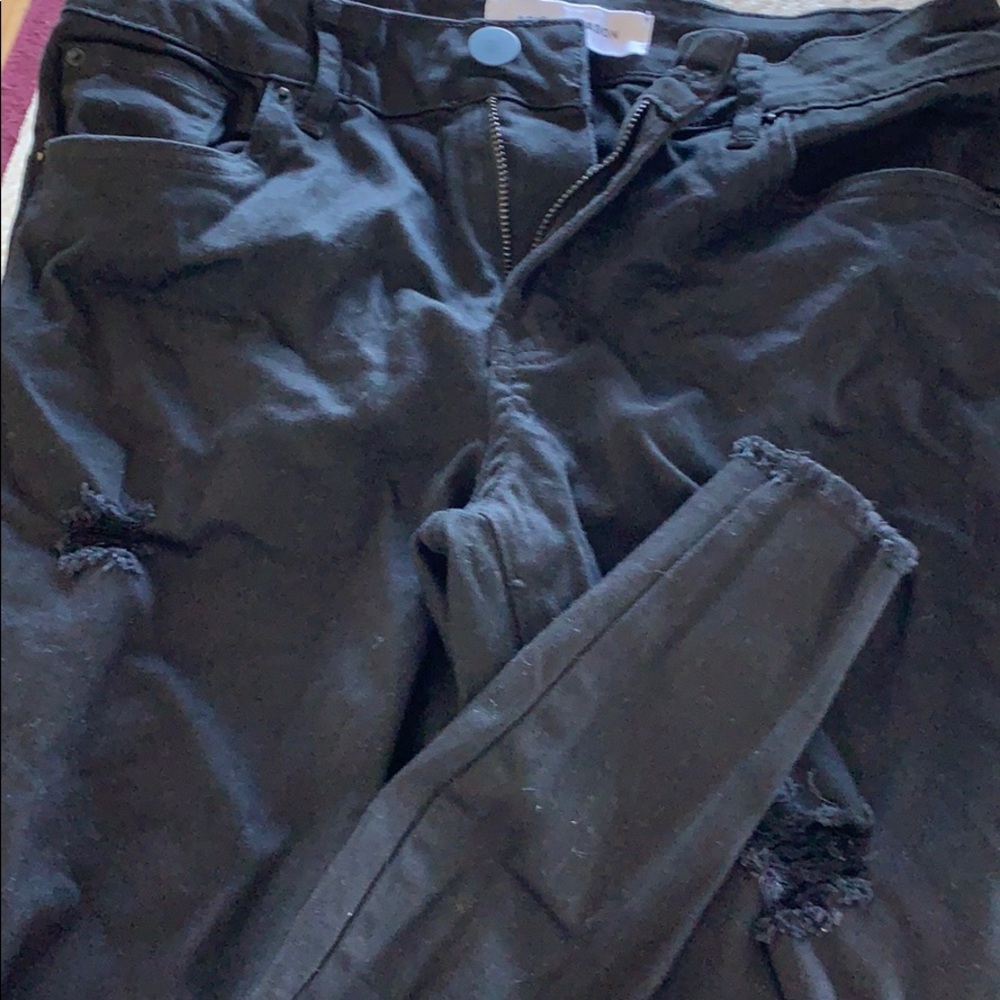 Juniors girls size 5 black jeans Ashley Mason